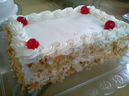 Bolo de confeitaria - mil folhas